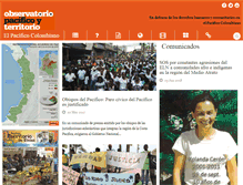 Tablet Screenshot of pacificocolombia.org